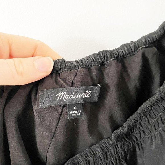 ✨ NWOT Silk One Shoulder Ruffle Dress | Madewell - Picture 5 of 6